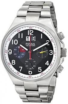 Fossil Chronograph Stainless Steel Strap and Dial Display Quartz Clock ch2909