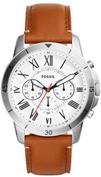Fossil Men's Quartz Watch with Leather Strap FS5343