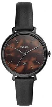 Fossil Womens Analogue Quartz Watch with Real Leather Strap ES4632