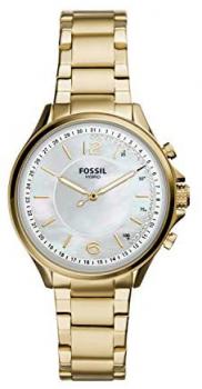 Fossil Women's Hybrid Connected Smartwatch with Stainless Steel Strap FTW5075