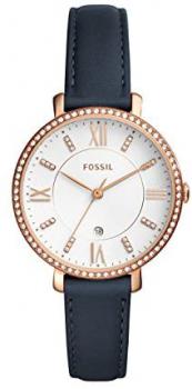 Fossil Womens Quartz Watch with Leather Strap ES4291