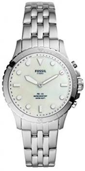Fossil Women's Hybrid Connected Smartwatch with Stainless Steel Strap FTW5072