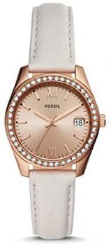 Fossil Womens Analogue Quartz Watch with Leather Strap ES4556