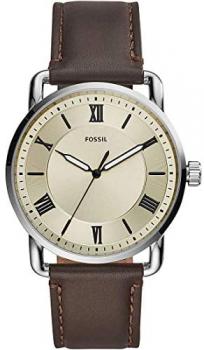 FOSSIL Copeland - Three-Hand Brown Leather Watch - FS5663