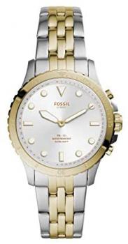 Fossil Women's Hybrid Connected Smartwatch with Stainless Steel Strap FTW5071