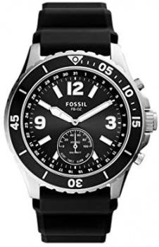 Fossil Hybrid Smartwatch FB-02 Black Silicone FTW1309