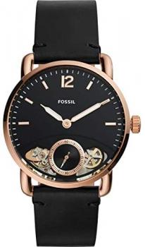 Fossil Mens Analogue Quartz Watch with Leather Strap ME1168