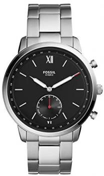 Fossil Men's Hybrid Connected Smartwatch with Stainless Steel Strap FTW1180