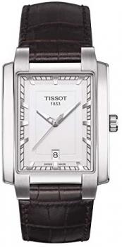 Tissot Men's TXL Brown Leather Band Steel Case Quartz Watch T0615101603100