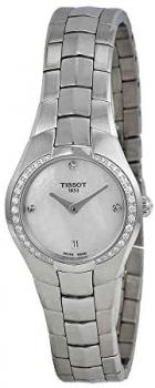Tissot T-Round Cream Dial Stainless Steel Ladies Watch T0960096111600