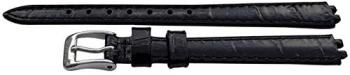 Authentic Tissot Watch Strap Crocodile Grain Black 10mm