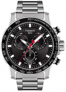 Tissot orologio Supersport Chrono 45,5mm Nero quarzo Acciaio T125.617.11.051.00