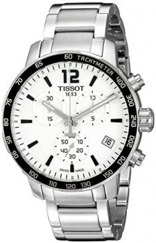 Tissot T0954171103700 Quickster mens Watch, Silver dial with Stainless steel strap