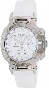 Tissot T-Race Watch (Watch, Men, Stainless Steel, Silicone, White)