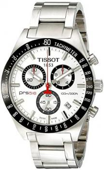 Tissot T0444172103100 Mens Watch Analogue Watch White Dial Analogue Display and Stainless Steel Plated Tissot