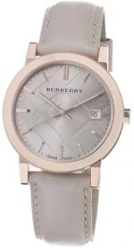 Burberry Men's BU9014 Large Check Tan Leather Strap Watch