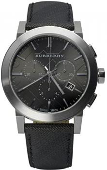 Burberry BU9362&ndash;Watch for Men Leather Strap, Grey