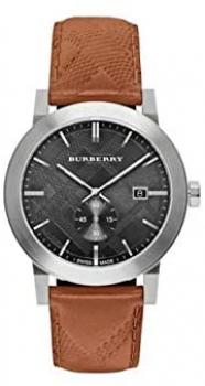 Mens Burberry The City Embossed Check Watch BU9905