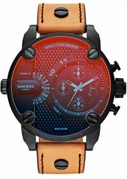 Diesel Men's Analogue Quartz Watch with Leather Strap DZ7408