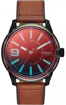 Diesel Mens Analogue Quartz Watch with Leather Strap DZ1876