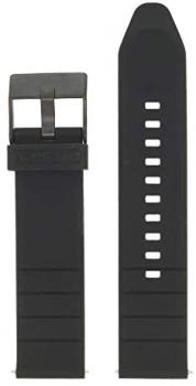 Diesel Watch Strap Replacement Strap LB-DZ4507 Rubber 22 mm Black