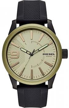 Diesel Mens Analogue Quartz Watch with Silicone Strap DZ1875