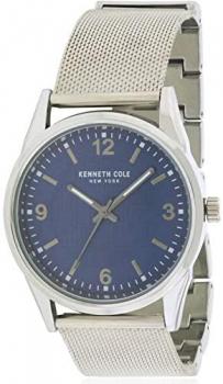 Kenneth Cole Men's 10030779 Silver Stainless-Steel Quartz Dress Watch