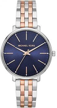 Michael Kors 32010161 Women's Watches Round Analogue Quartz One Size Silver/Blue Stainless Steel