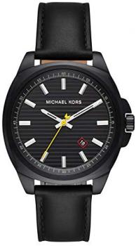 Michael Kors Mens Analogue Quartz Watch with Leather Strap MK8632
