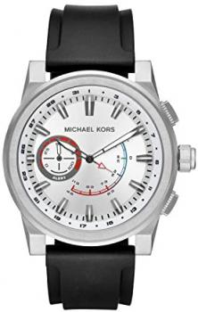 Michael Kors Men's Silvertone Rhodium Strap Watch