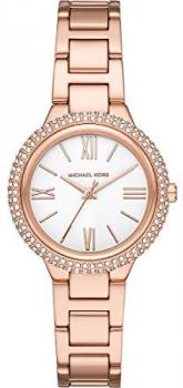 Michael Kors Taryn - Women's Quartz Watch with Stainless Steel Strap, Rose Gold - MK4460
