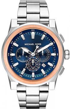 Michael Kors Men's Analogue Quartz Watch with Stainless Steel Strap MK8598