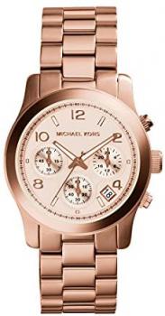 Ladies Rose Gold Chronograph Bracelet Watch MK5128