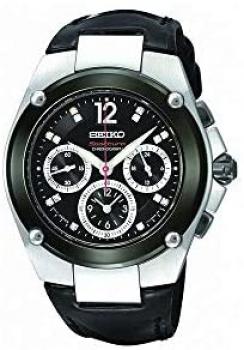 Seiko Mens Analogue Quartz Watch with Leather Strap SRW899P1
