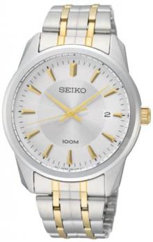 Seiko 3-Hand with Date Two-Tone Men's Watch #SGEG07P1