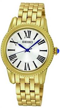 Seiko Womens Analogue Quartz Watch with Stainless Steel Strap SRZ440P1