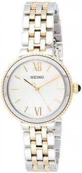 Seiko Womens Analogue Quartz Watch with Stainless Steel Strap SRZ508P1