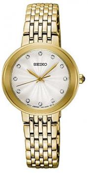 SEIKO Womens Analogue Quartz Watch with Stainless Steel Strap SRZ504P1
