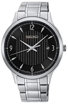 SEIKO Mens Analogue Quartz Watch with Stainless Steel Strap SGEH81P1
