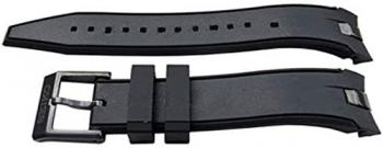 Authentic Seiko Watch Strap 20mm Rubber - Black R02N117W0