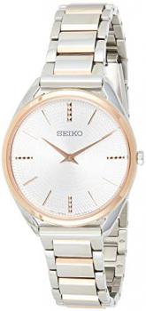 Seiko Womens Analogue Quartz Watch with Stainless Steel Strap SWR034P1