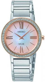 Seiko Women's Analogue Quartz Watch with Textile Strap SUP432P1