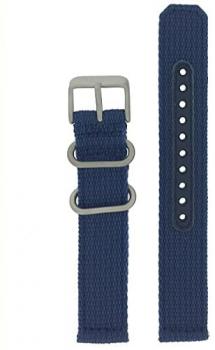 Seiko Original Nylon Blue Watch Band 18 millimeters- Model SNK807