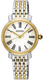Seiko Womens Analogue Quartz Watch with Stainless Steel Strap SRZ496P1