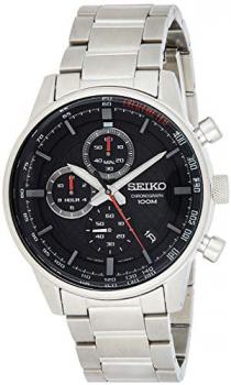 Seiko Mens Chronograph Quartz Watch with Stainless Steel Strap SSB313P1