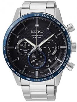 Seiko Men's Analogue Quartz Watch with Stainless Steel Strap SSB357P1