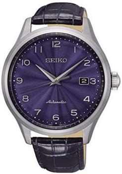 Seiko Mens Analogue Automatic Watch with Leather Strap SRPC21K1