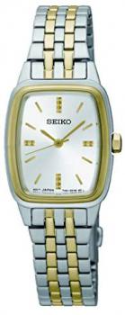 Seiko Womens Analogue Classic Quartz Watch with Stainless Steel Strap SRZ472P1