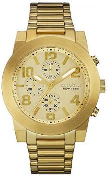 Caravelle New York Chronograph Gold-Tone Stainless Steel Men's watch #44A105