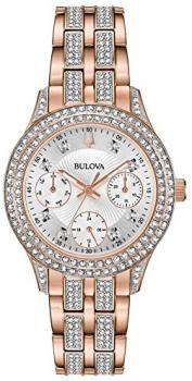 Bulova 98N113 Ladies Crystal Watch